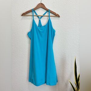 Outdoor Voices The Exercise Dress Blue Size Large